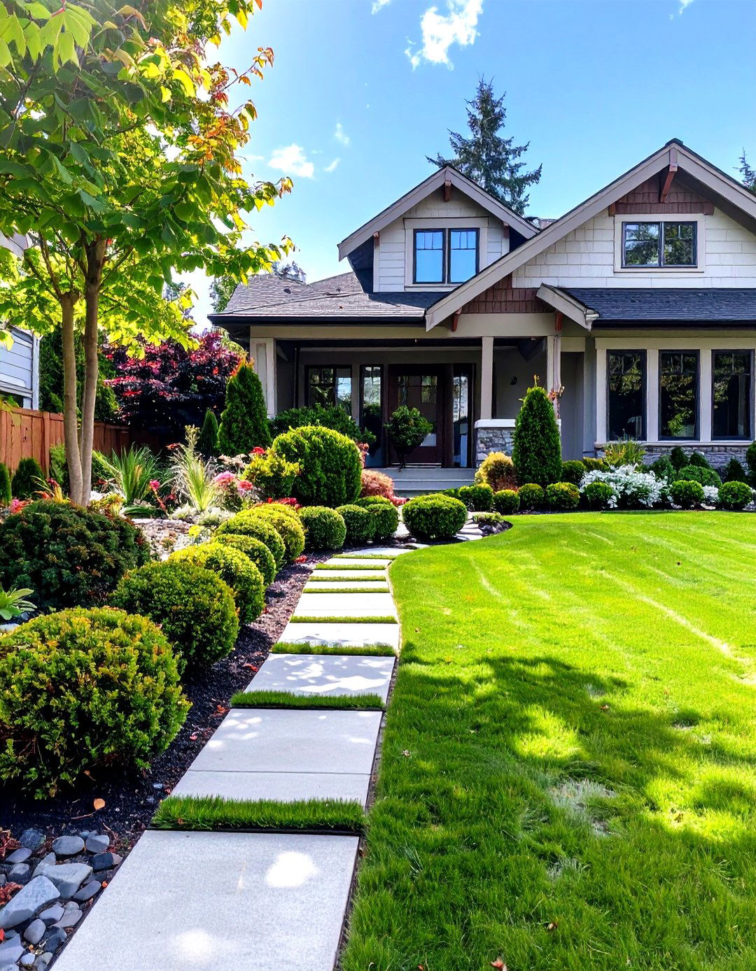 30 Creative Front Lawn Ideas to Boost Your Curb Appeal - We Love Home Blog