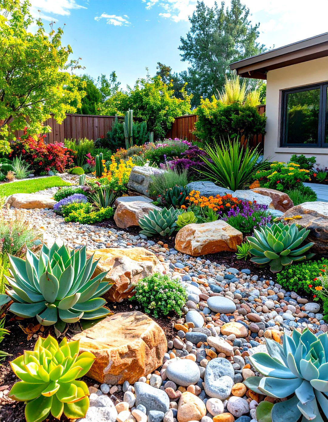 The Low Maintenance Gravel and Rock Garden - 30 landscape design and build ideas