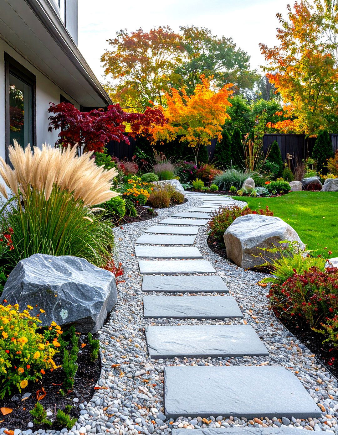 The Low Maintenance Gravel and Stone Garden - 30 landscaping ideas for front yard