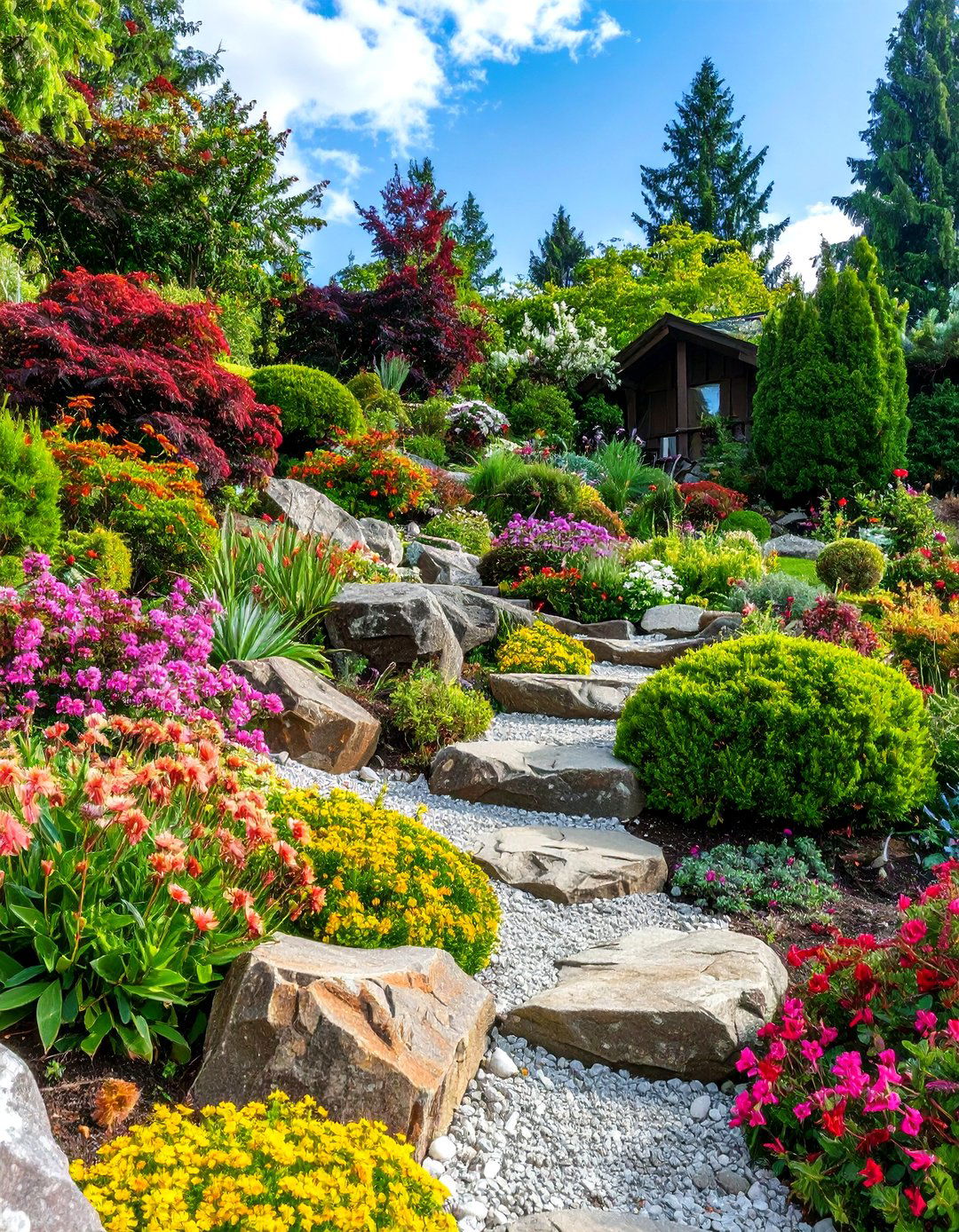 The Low Maintenance Rock Garden - 30 layout landscape design plans ideas