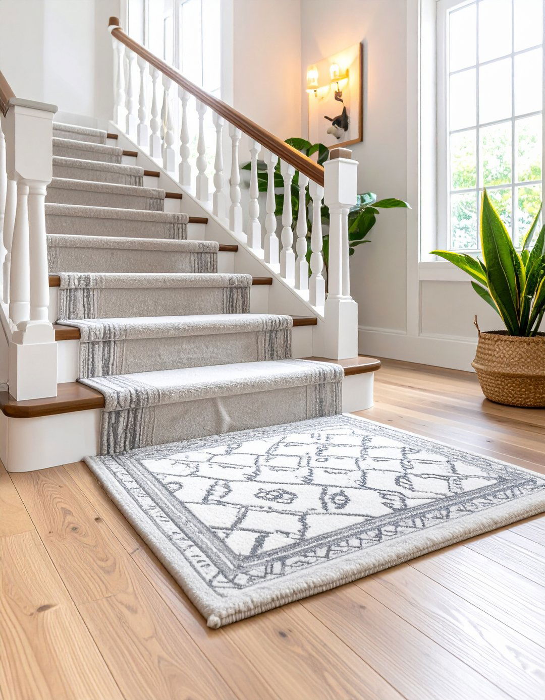 The Low Pile Flatweave Runner - 30 latest carpet trends for stairs