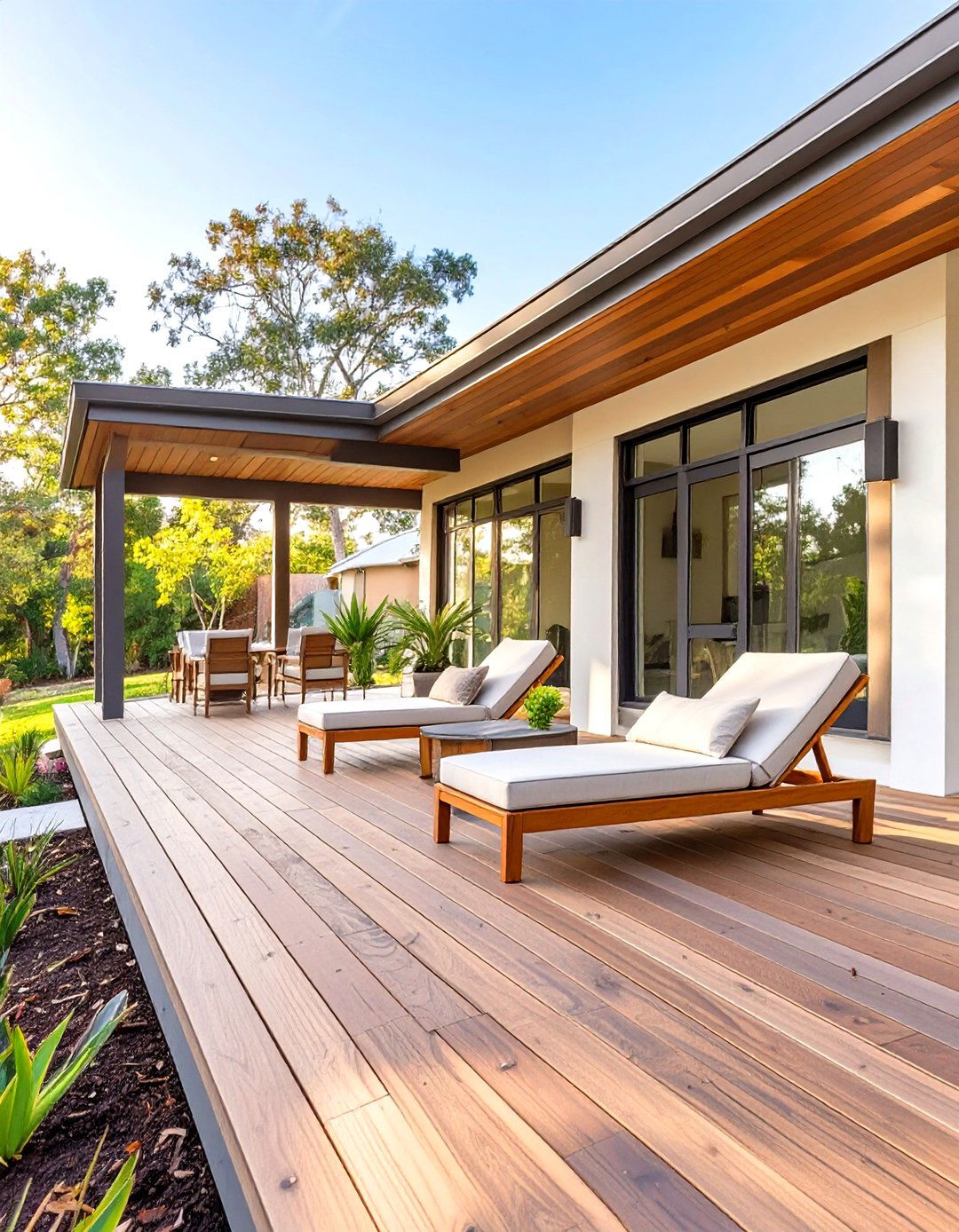 The Low Profile Deck Porch - 30 modern front porch ideas