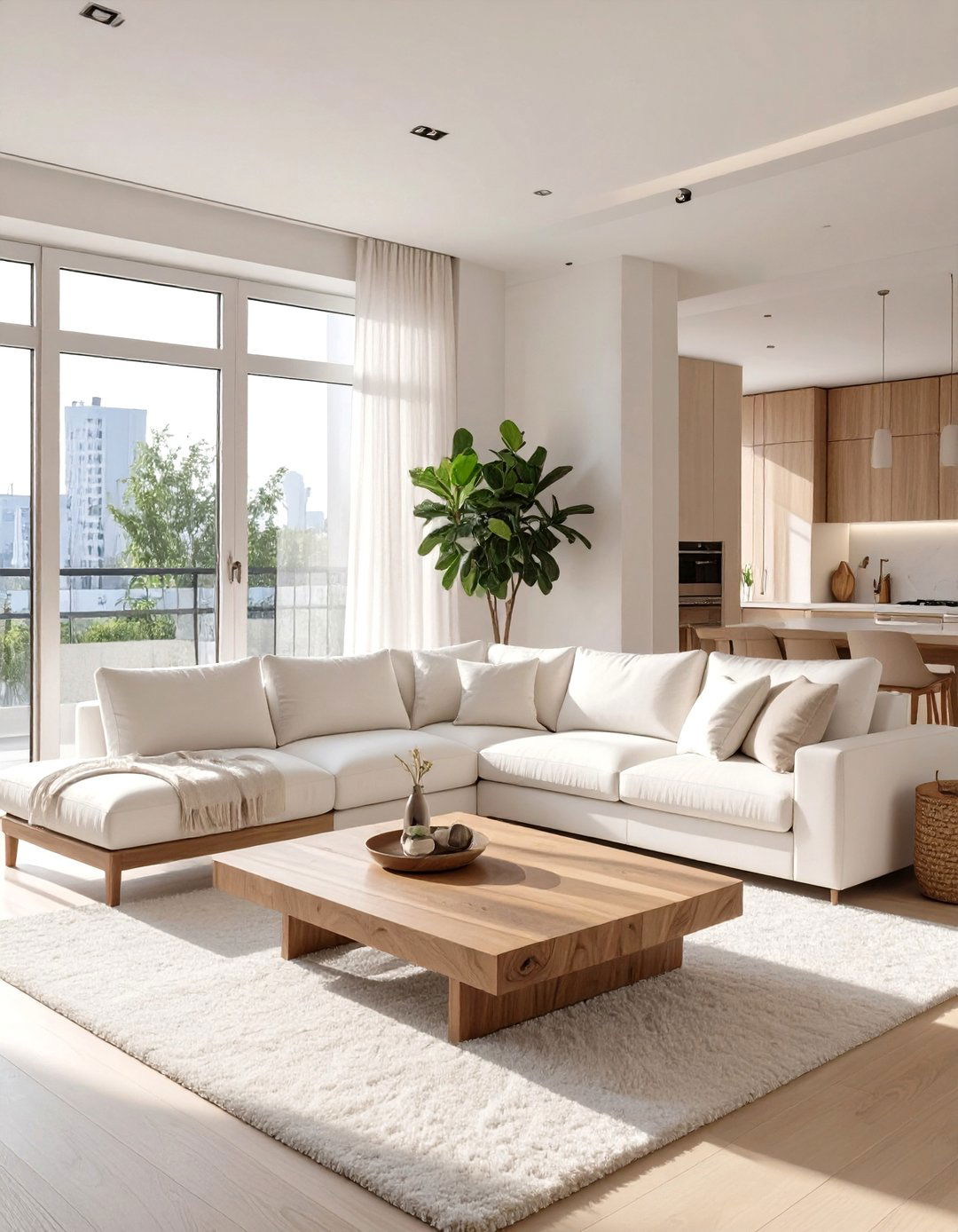 The Low Profile Furniture Approach - 30 apartment small living room ideas