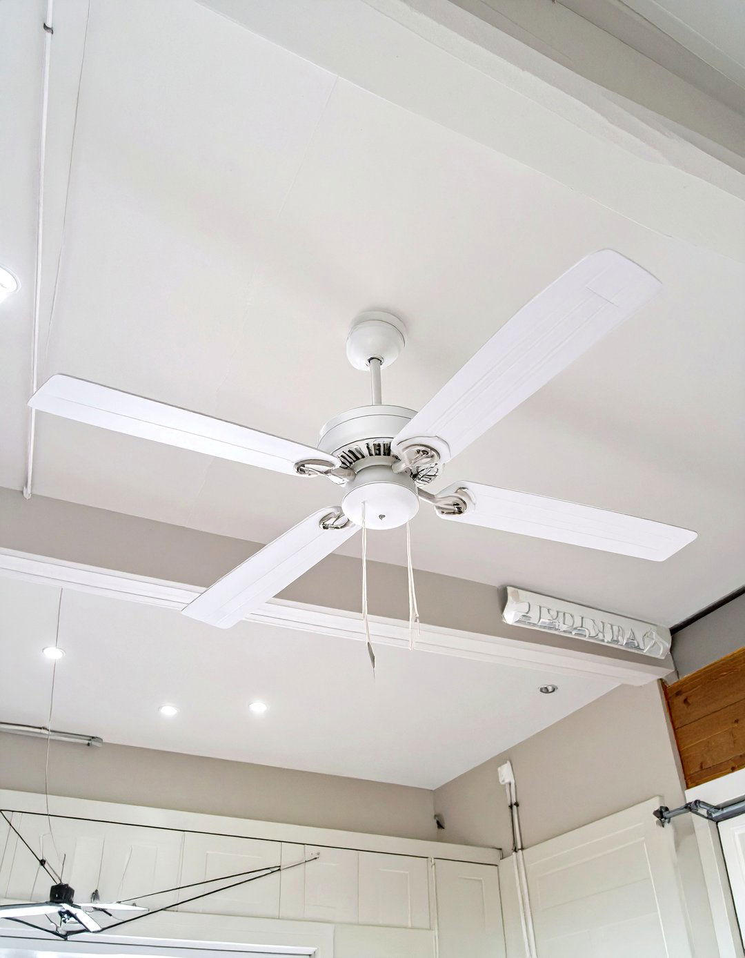 The Low Profile Hugger Fan - 30 garage fan ideas