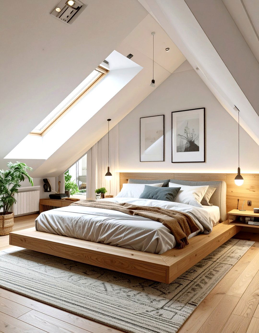 The Low Profile Platform Bed Bedroom - 30 low sloped ceiling bedroom ideas