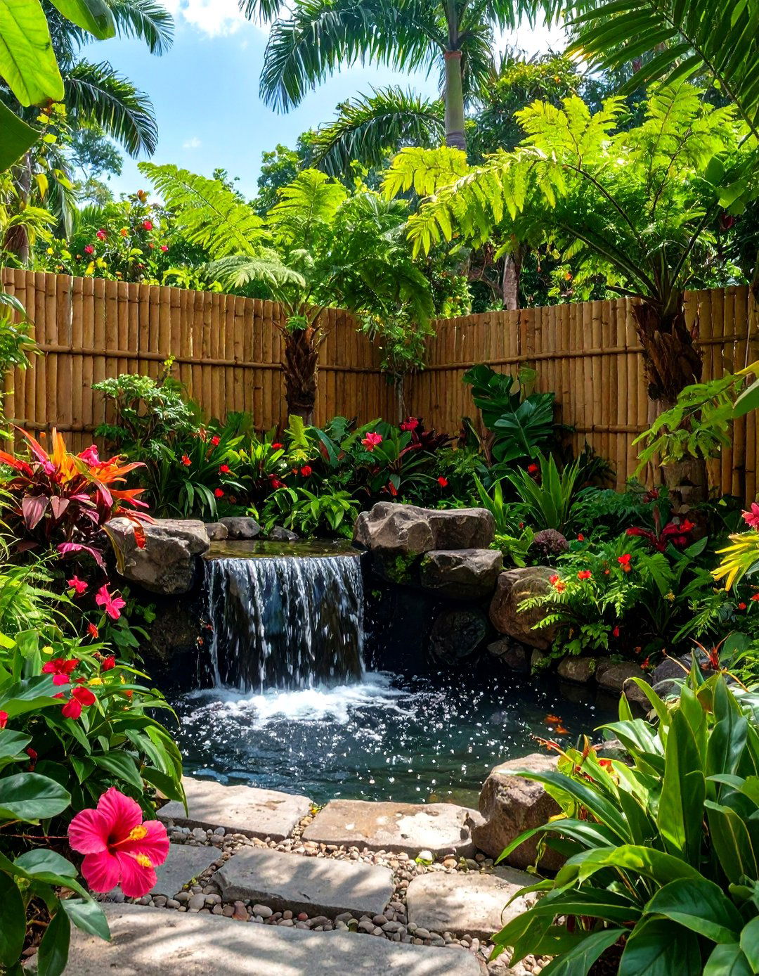 The Lush Tropical Paradise Escape - 30 free landscape design online ideas