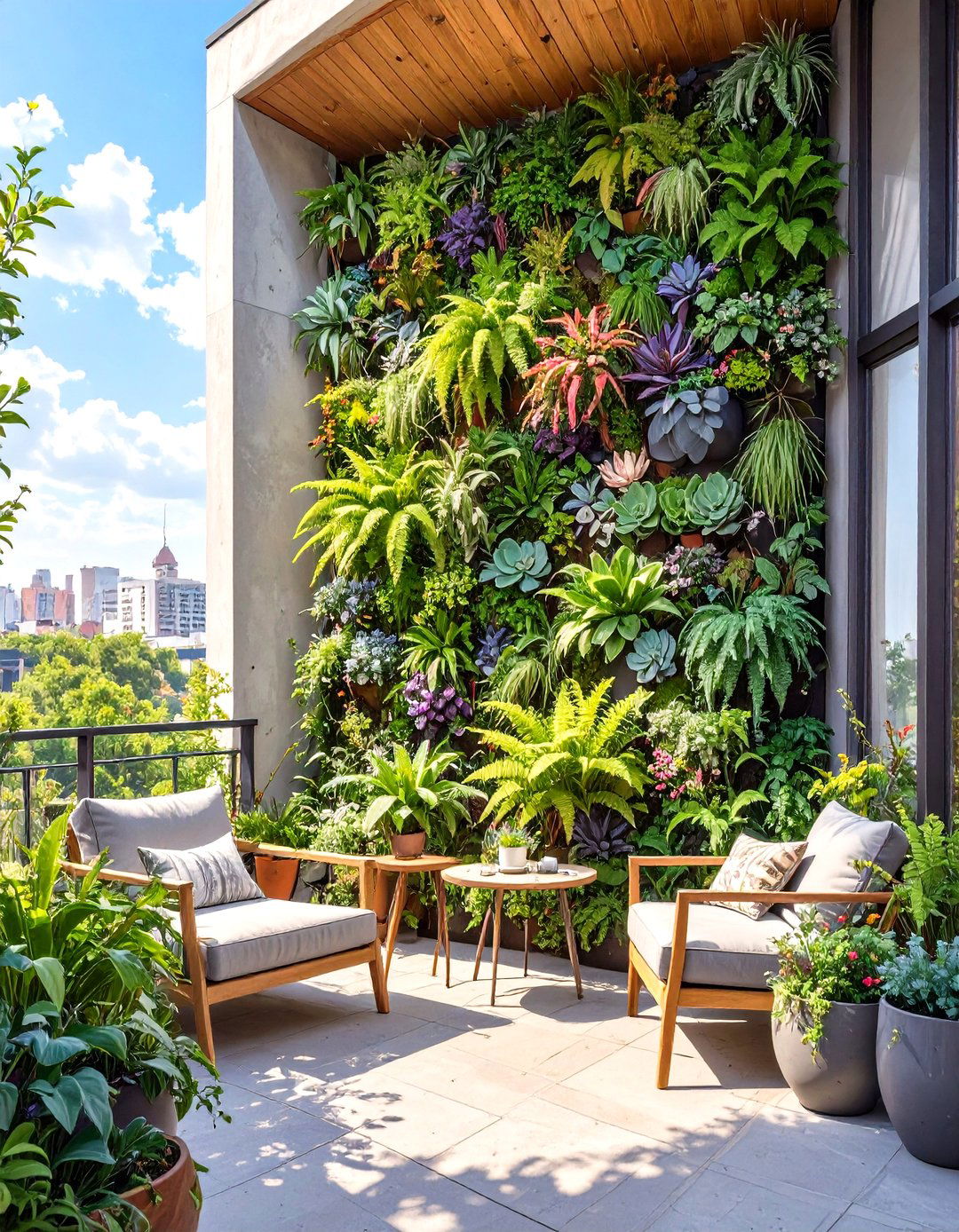 The Lush Vertical Garden Wall - 30 modern landscape design ideas