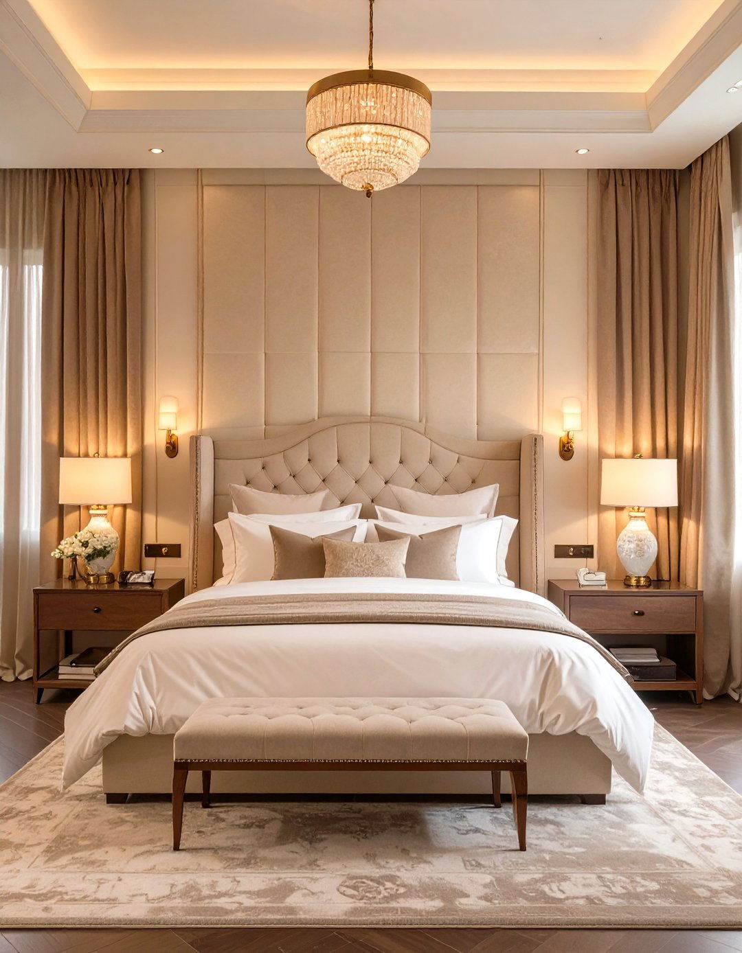 The Luxe Hotel Inspired Guest Bedroom - 30 modern guest bedroom ideas