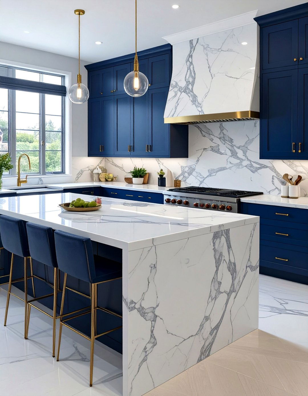 The Luxurious Marble Clad Kitchen - 30 modern kitchen decor ideas
