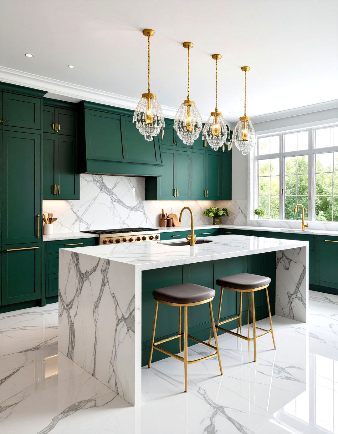 The Luxurious Marble Kitchen - 30 design a kitchen ideas