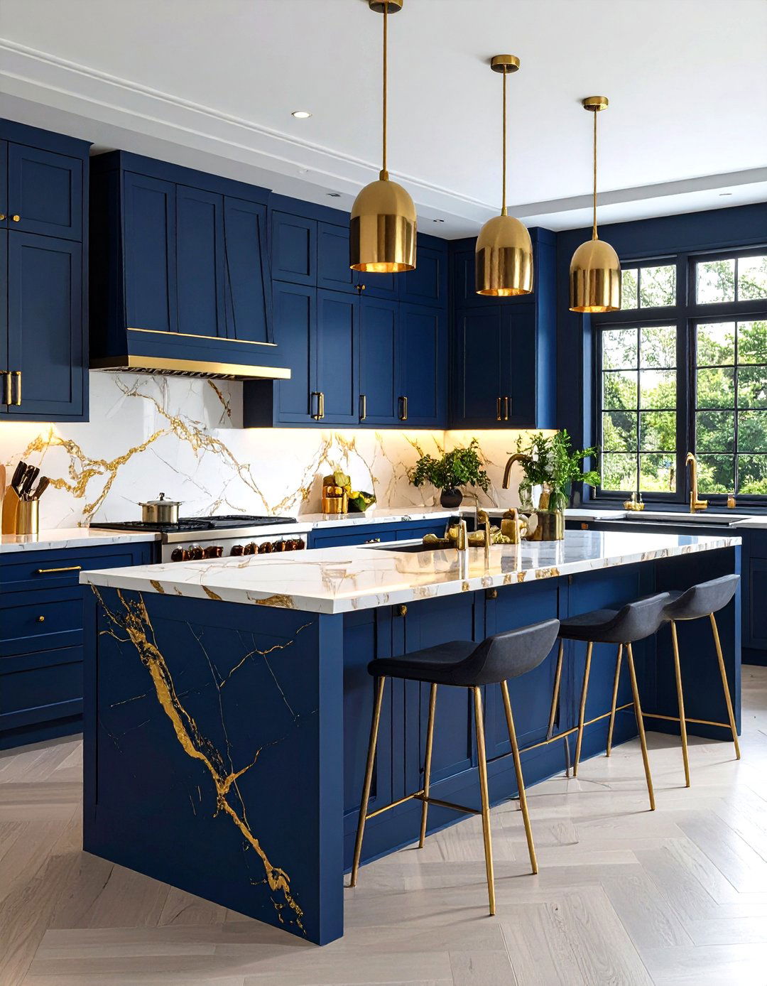 The Luxurious Marble Kitchen - 30 kitchen designs photo gallery