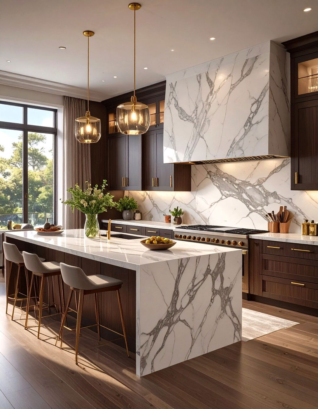 The Luxurious Marble Kitchen Design - 30 online kitchen design tool ideas