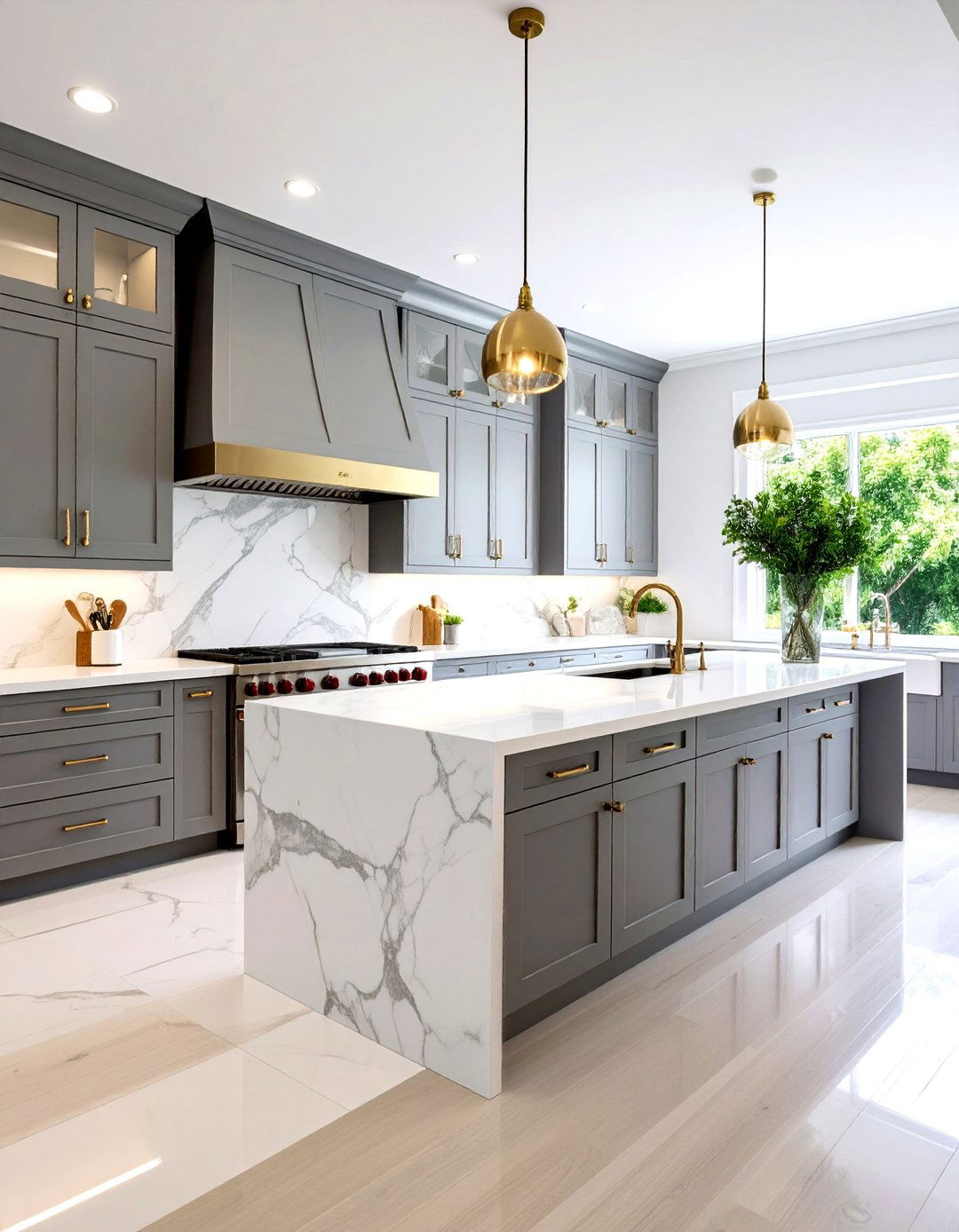 The Luxurious Marble Look Kitchen - 30 ikea kitchen ideas