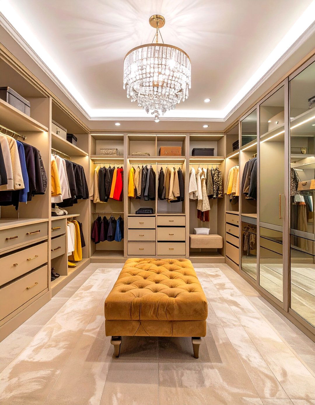 The Luxury Boutique Walk In Closet - 30 closet by design cost ideas
