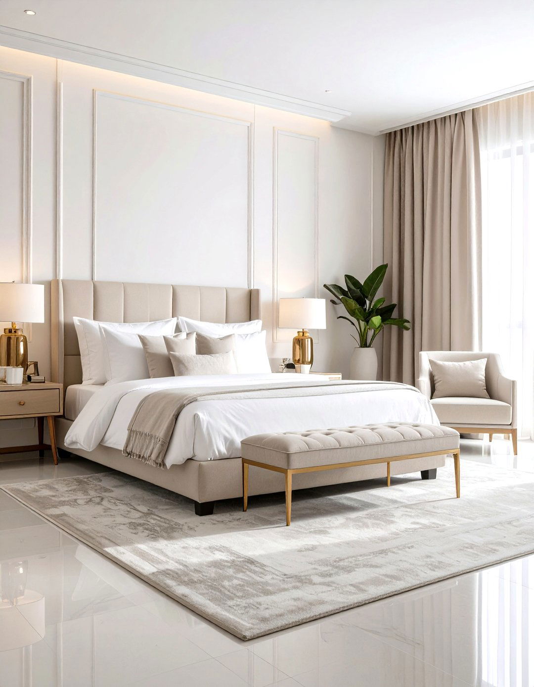 The Luxury Hotel Suite Bedroom - 30 grown woman bedroom ideas