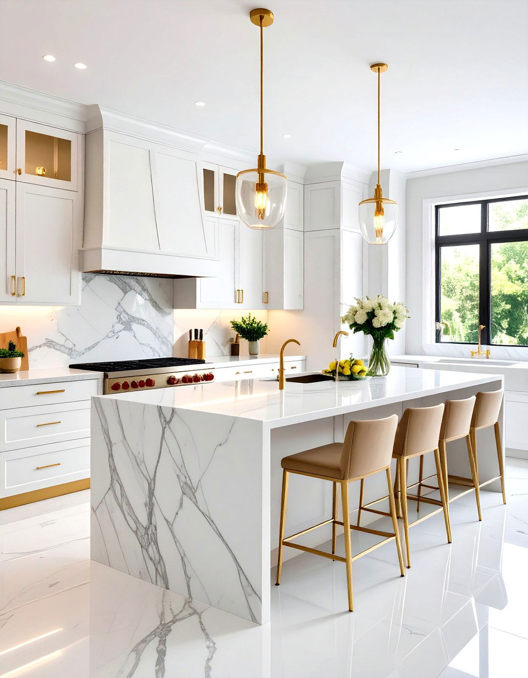 The Luxury Marble Kitchen - 30 interior design for kitchens ideas