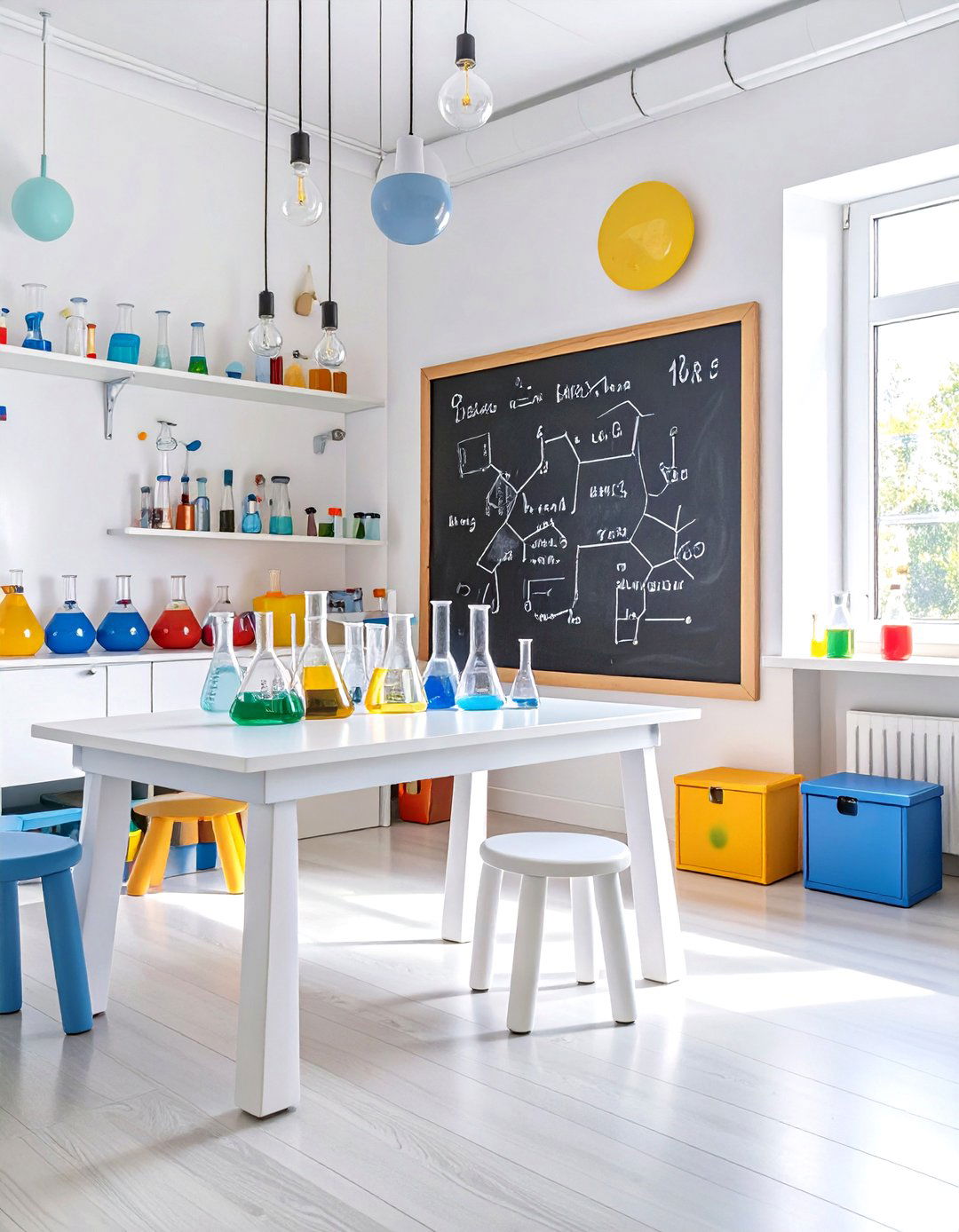 The Mad Scientist Lab Game Room - 30 kids game room ideas