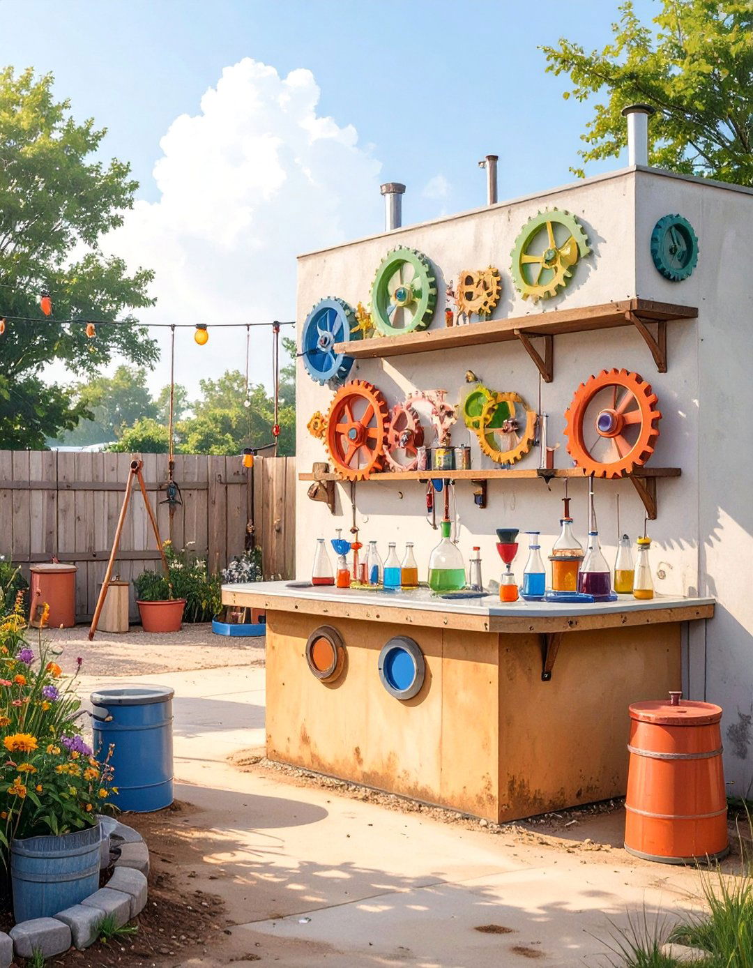 The Mad Scientists Laboratory Playground - 30 backyard playground ideas