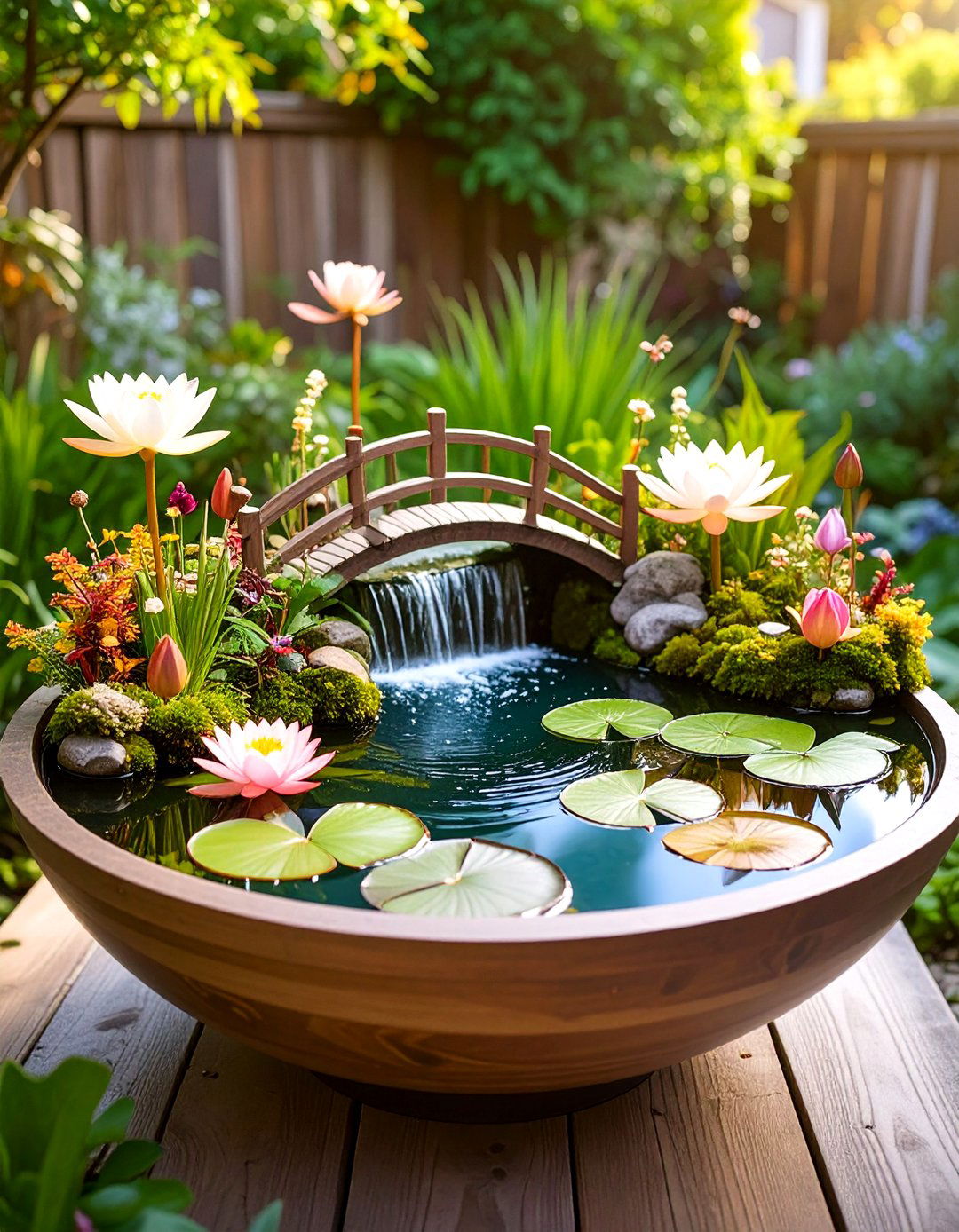 The Magical Water Garden - 30 backyard fairy garden ideas