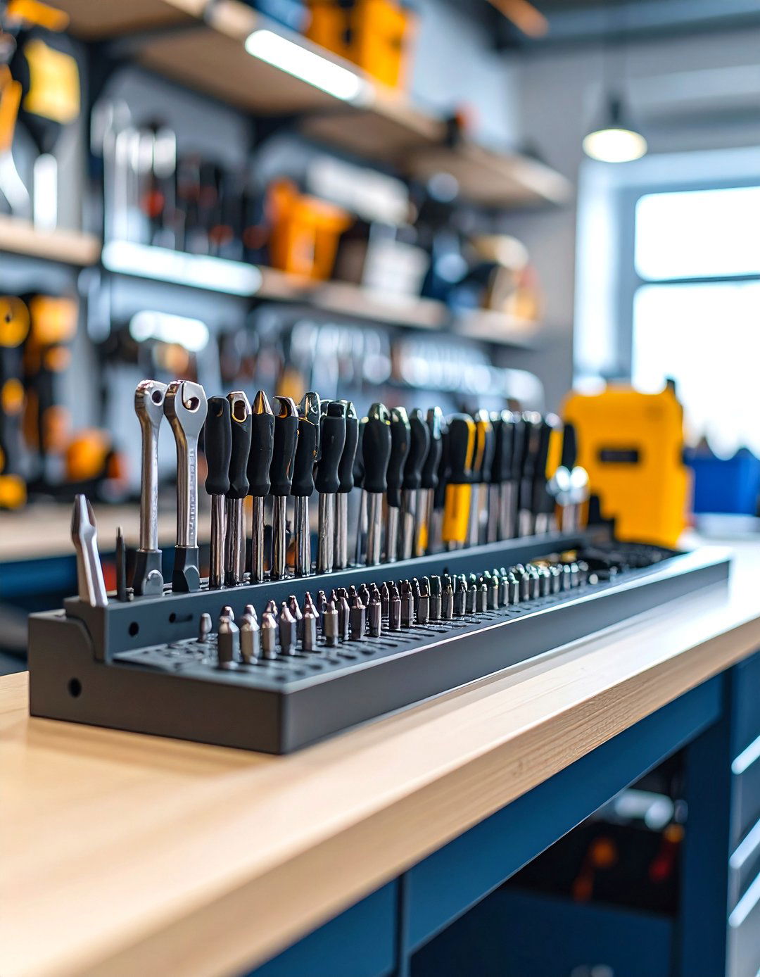 The Magnetic Strip for Small Metal Tools - 30 garage storage ideas diy