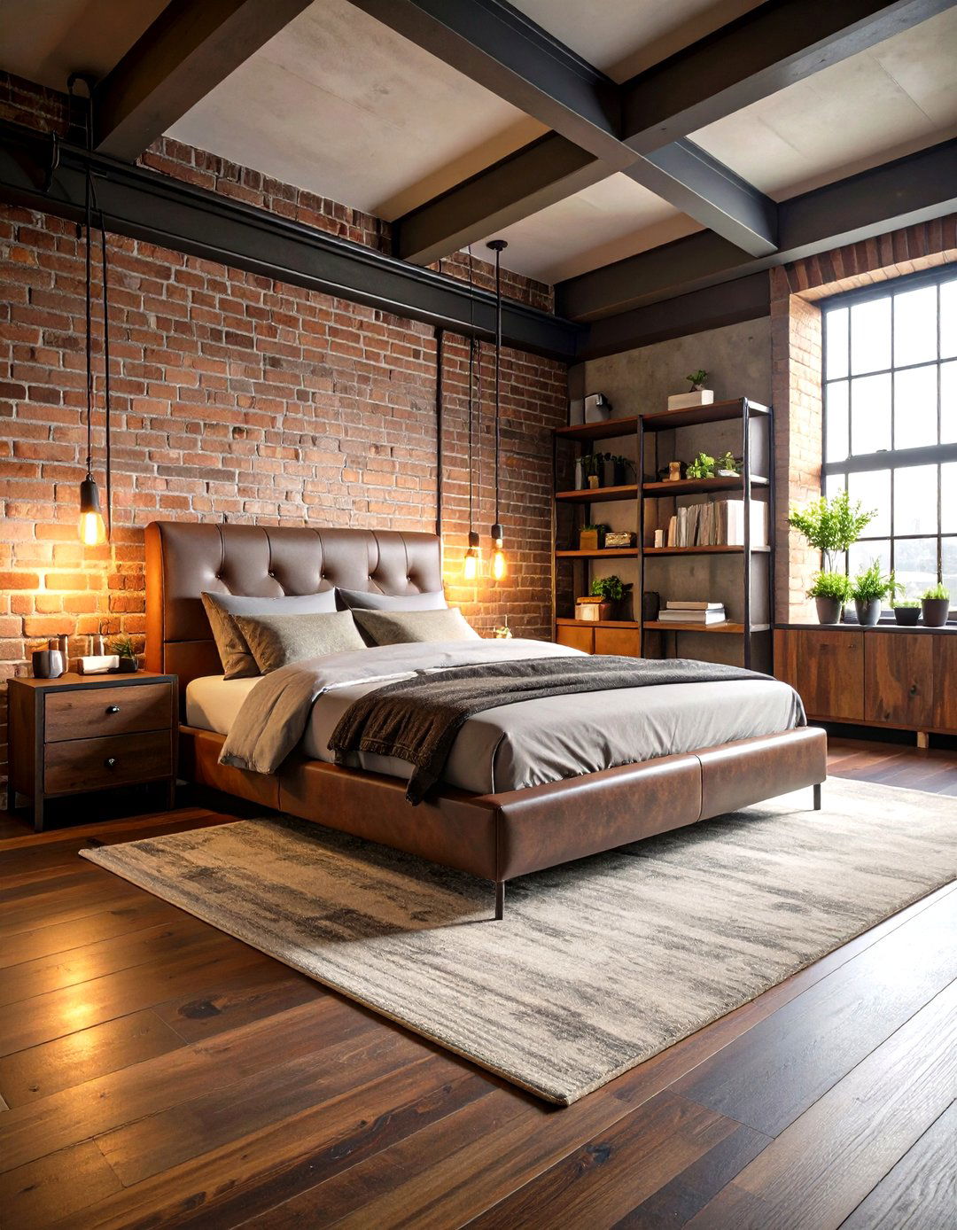 The Masculine Industrial Loft Bedroom - 30 loft bedroom ideas