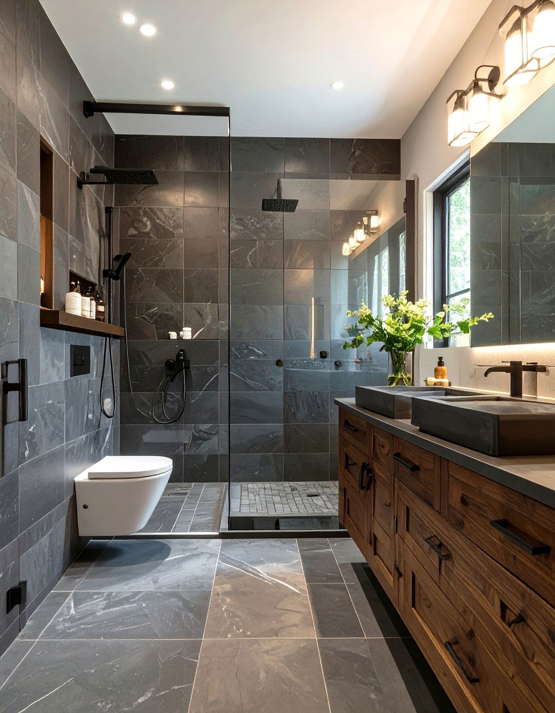 The Masculine Inspired Master Bathroom - 30 luxury master bathroom ideas