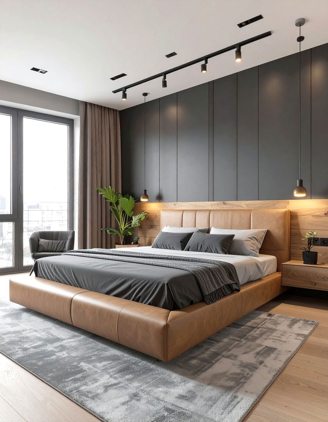 The Masculine Modern Bedroom - 30 cool bedroom ideas