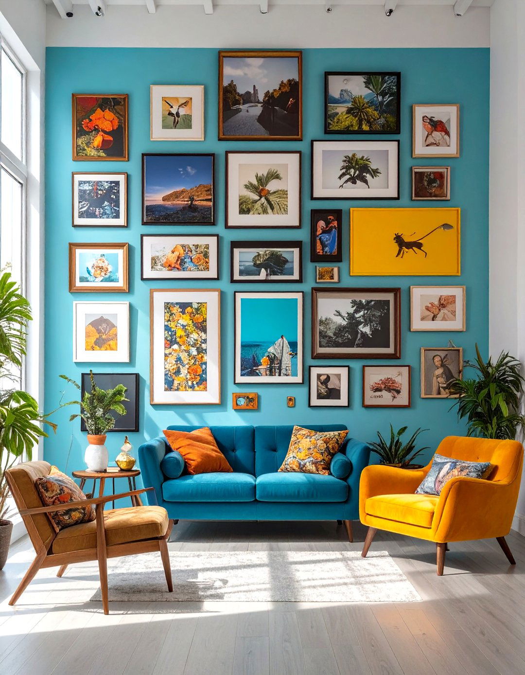 The Maximalist Gallery Wall - 30 interior design photography ideas