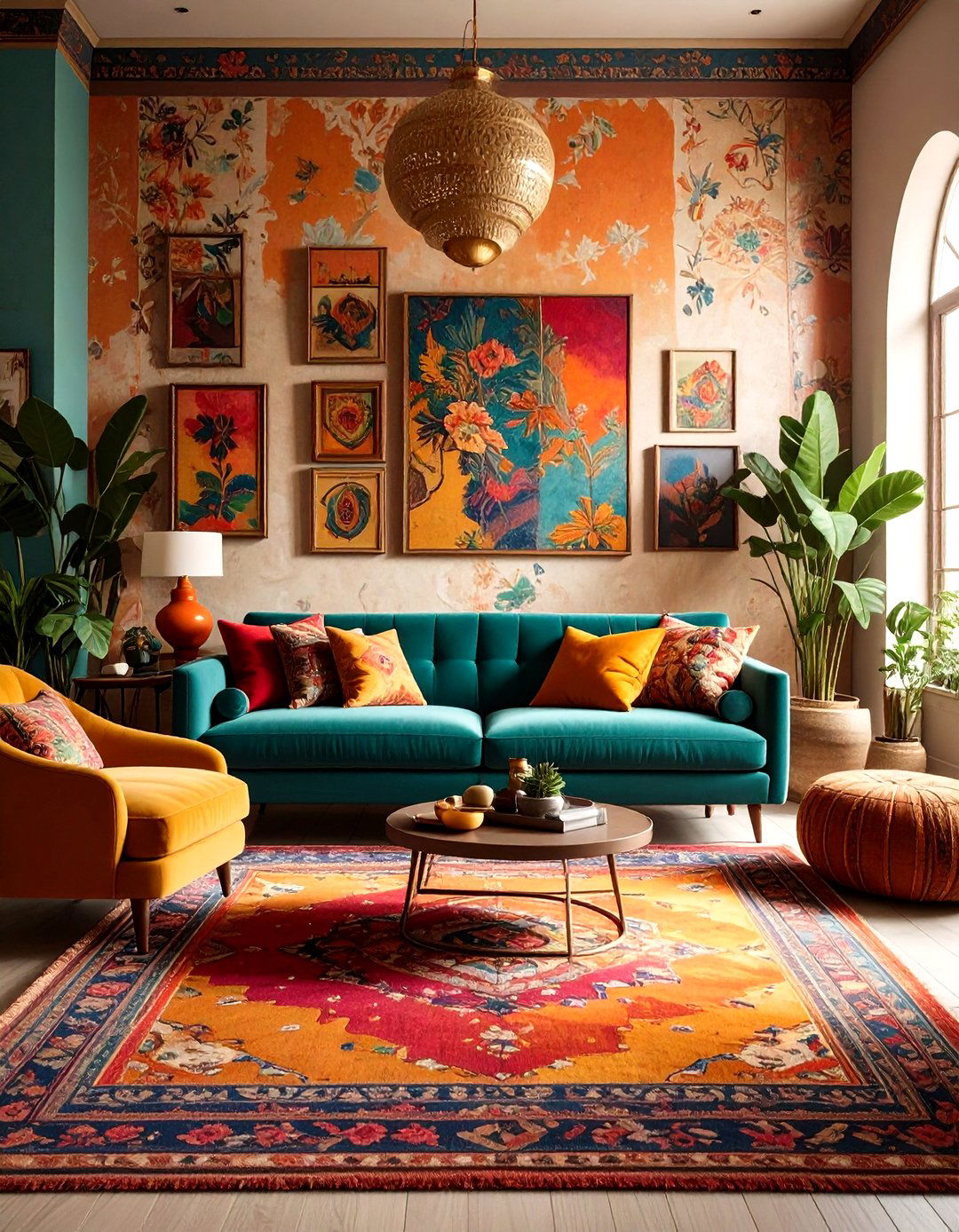 The Maximalist Grandeur Living Room - 30 how to design a living room ideas
