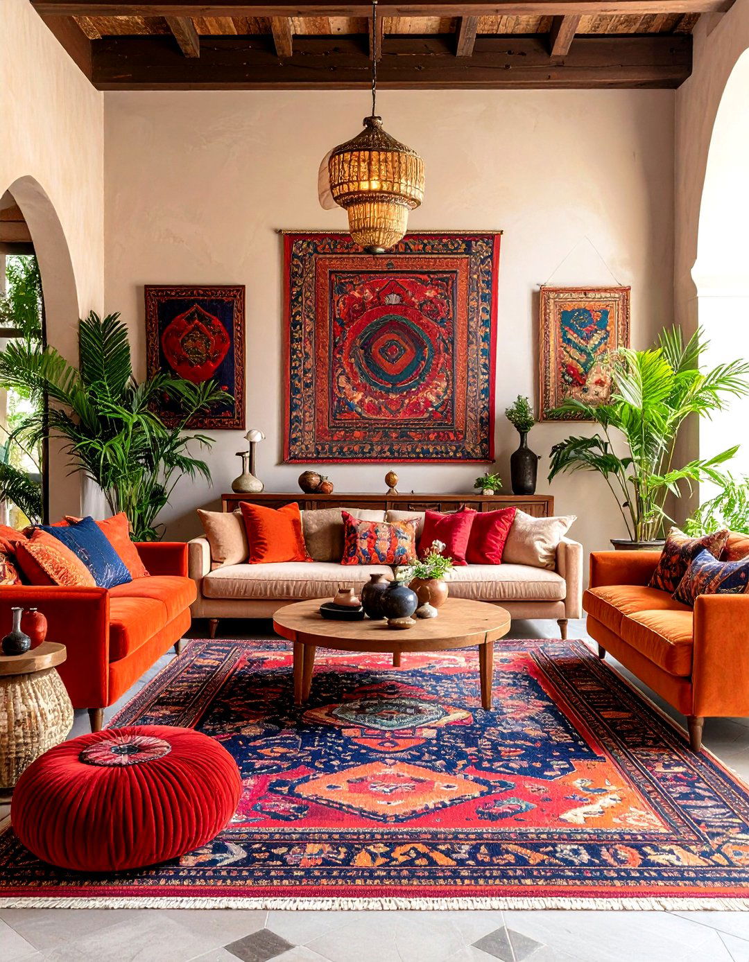 The Maximalist Grandeur Living Room - 30 living room decor ideas