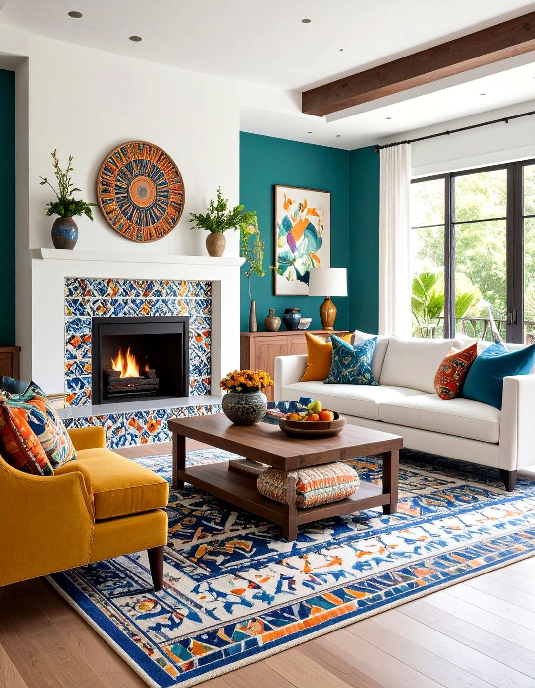 The Maximalist Living Room Fireplace - 30 living room with fireplace decor ideas