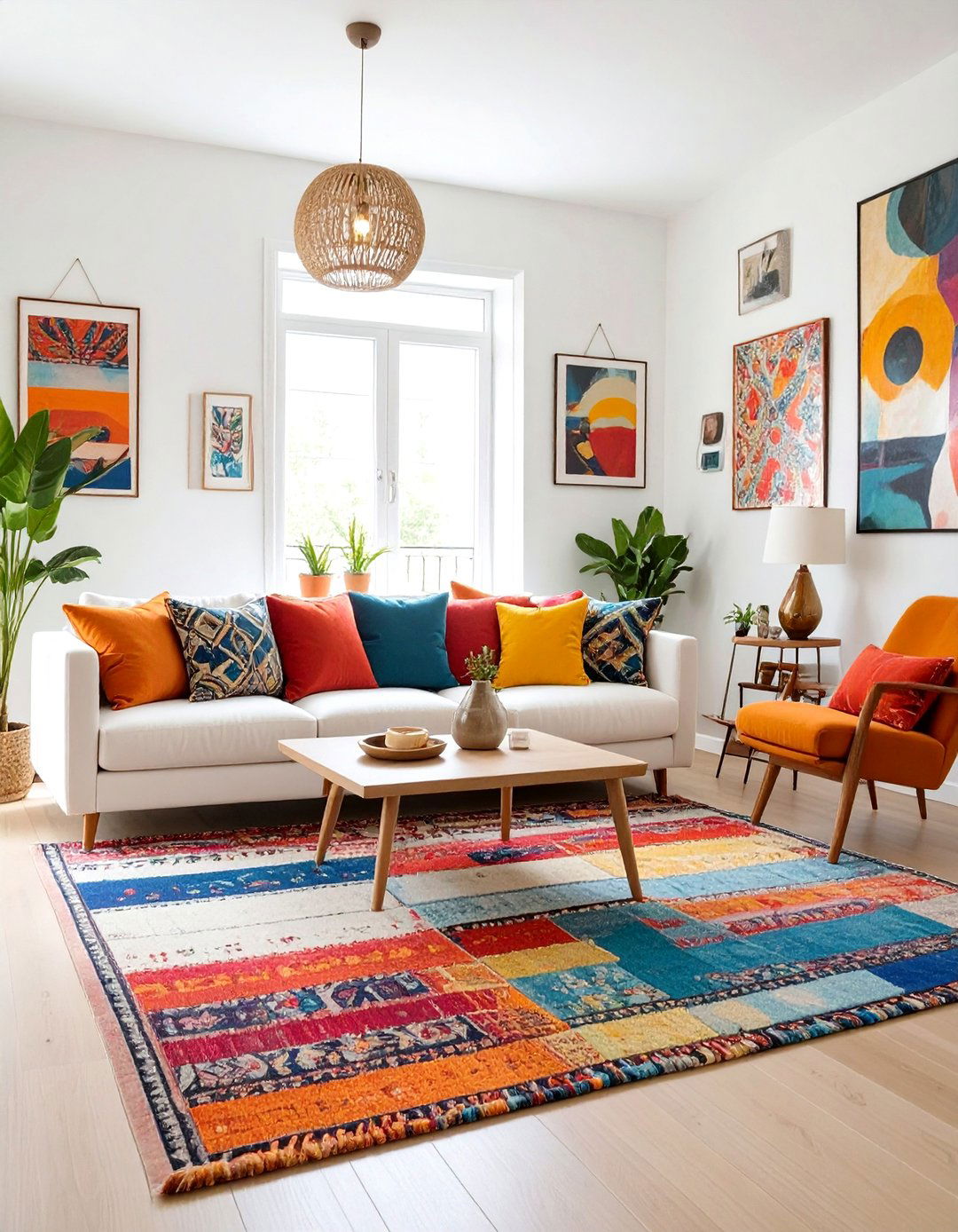 The Maximalist Sanctuary Living Room - 30 budget apartment living room ideas