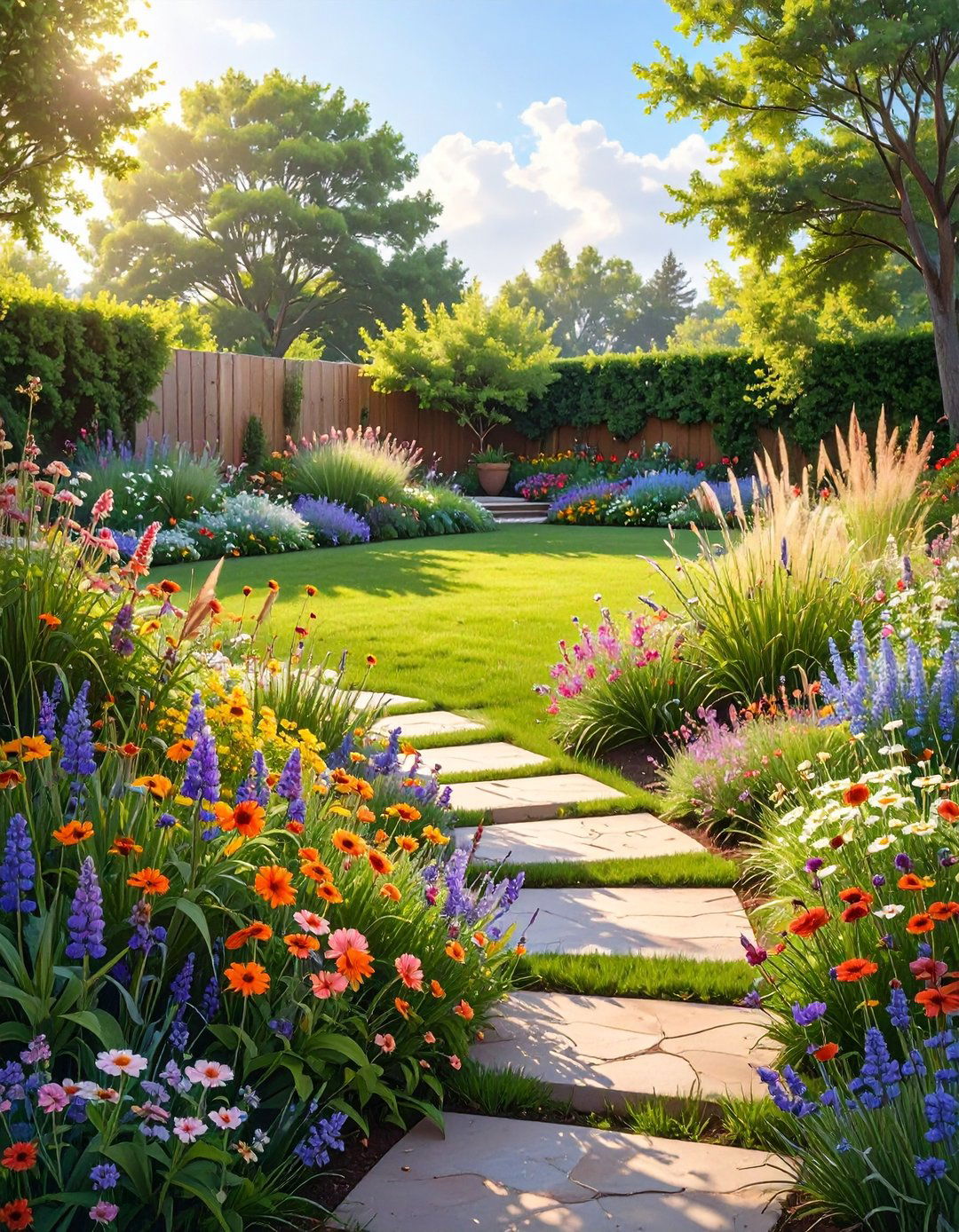 The Meadow Inspired Natural Garden - 30 modern small backyard ideas