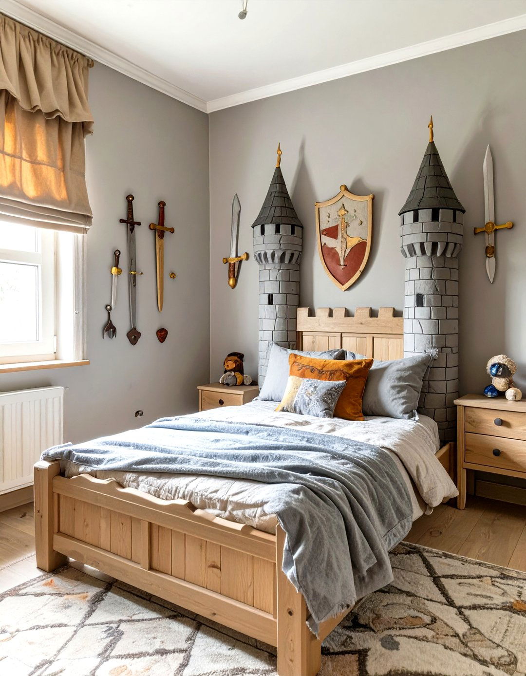 The Medieval Castle Knights Bedroom - 30 cool boys bedroom ideas