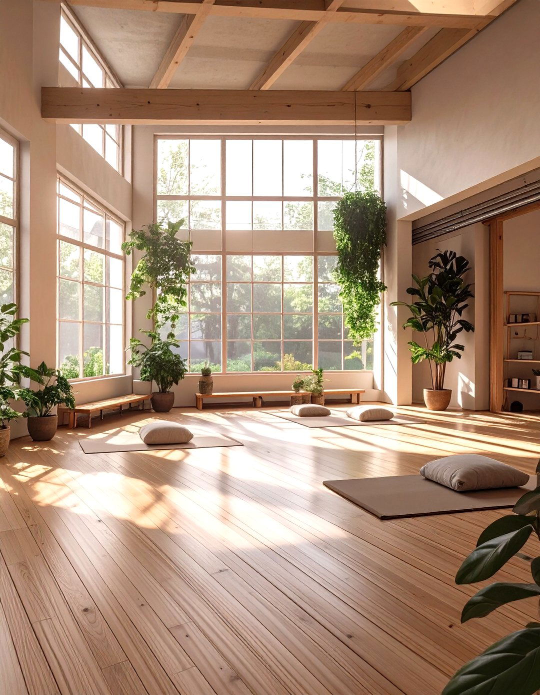 The Meditation and Yoga Studio Garage - 30 man cave ideas garage