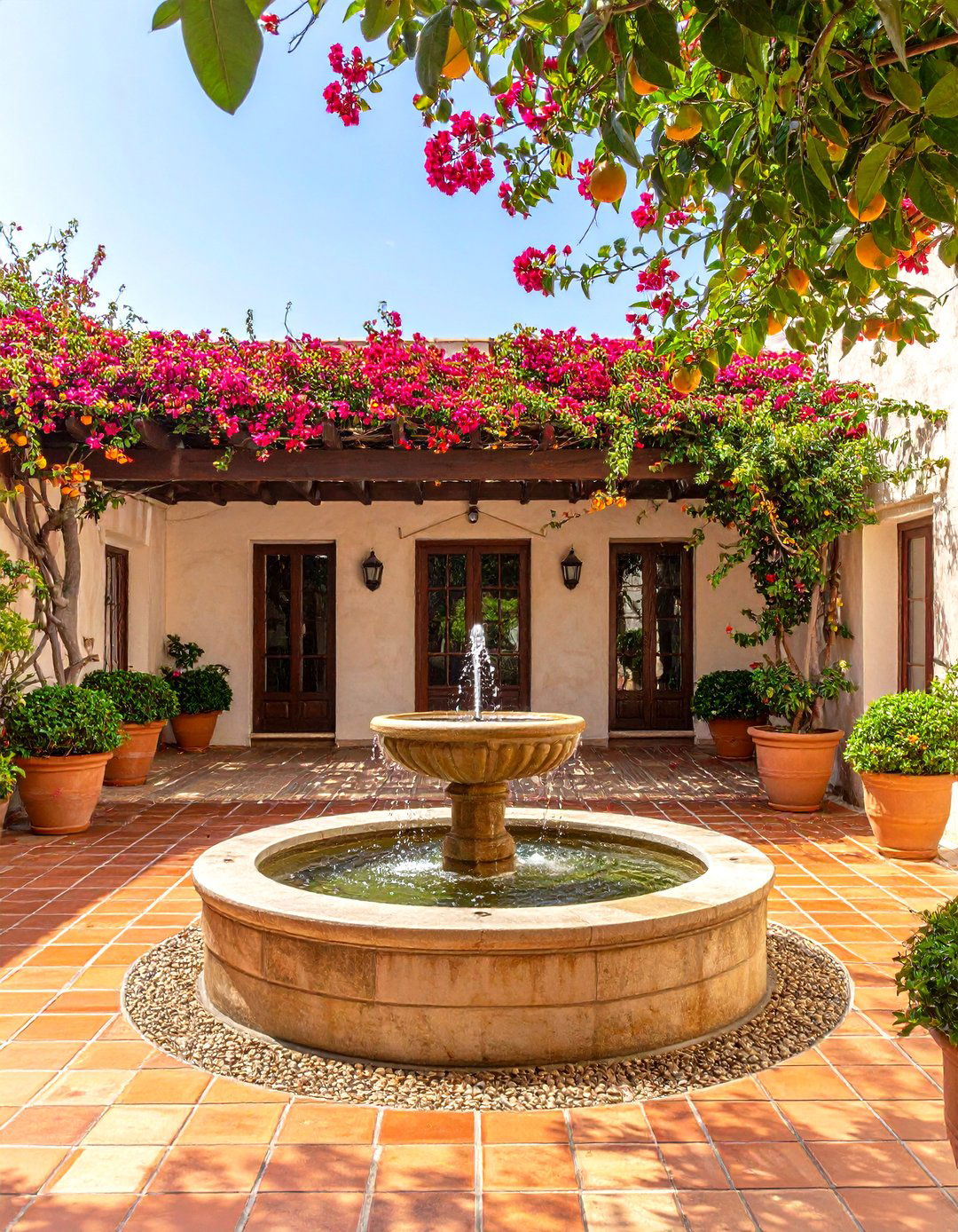The Mediterranean Courtyard - 30 home design games ideas
