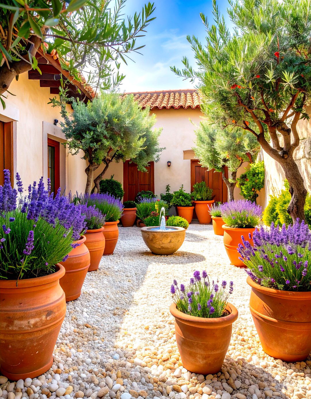 The Mediterranean Courtyard - 30 front yard decor ideas