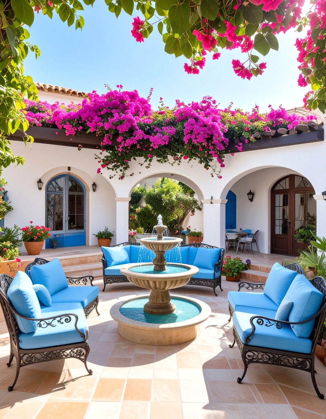 The Mediterranean Courtyard - 30 home design games online free ideas