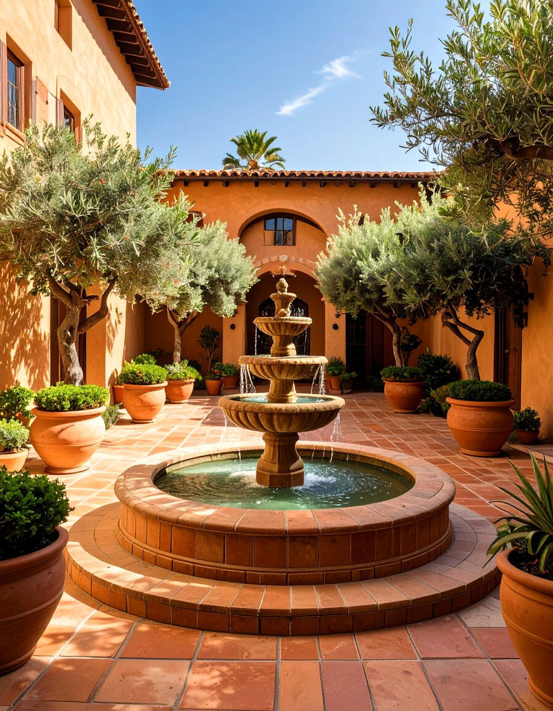 The Mediterranean Courtyard Backyard - 30 backyard renovation ideas