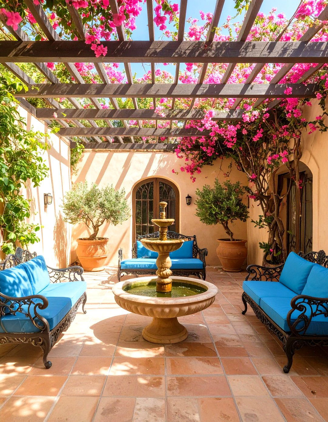 The Mediterranean Courtyard Backyard - 30 cool backyard ideas