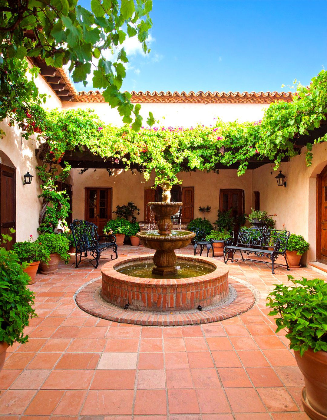 The Mediterranean Courtyard Design Tool - 30 backyard design tool ideas