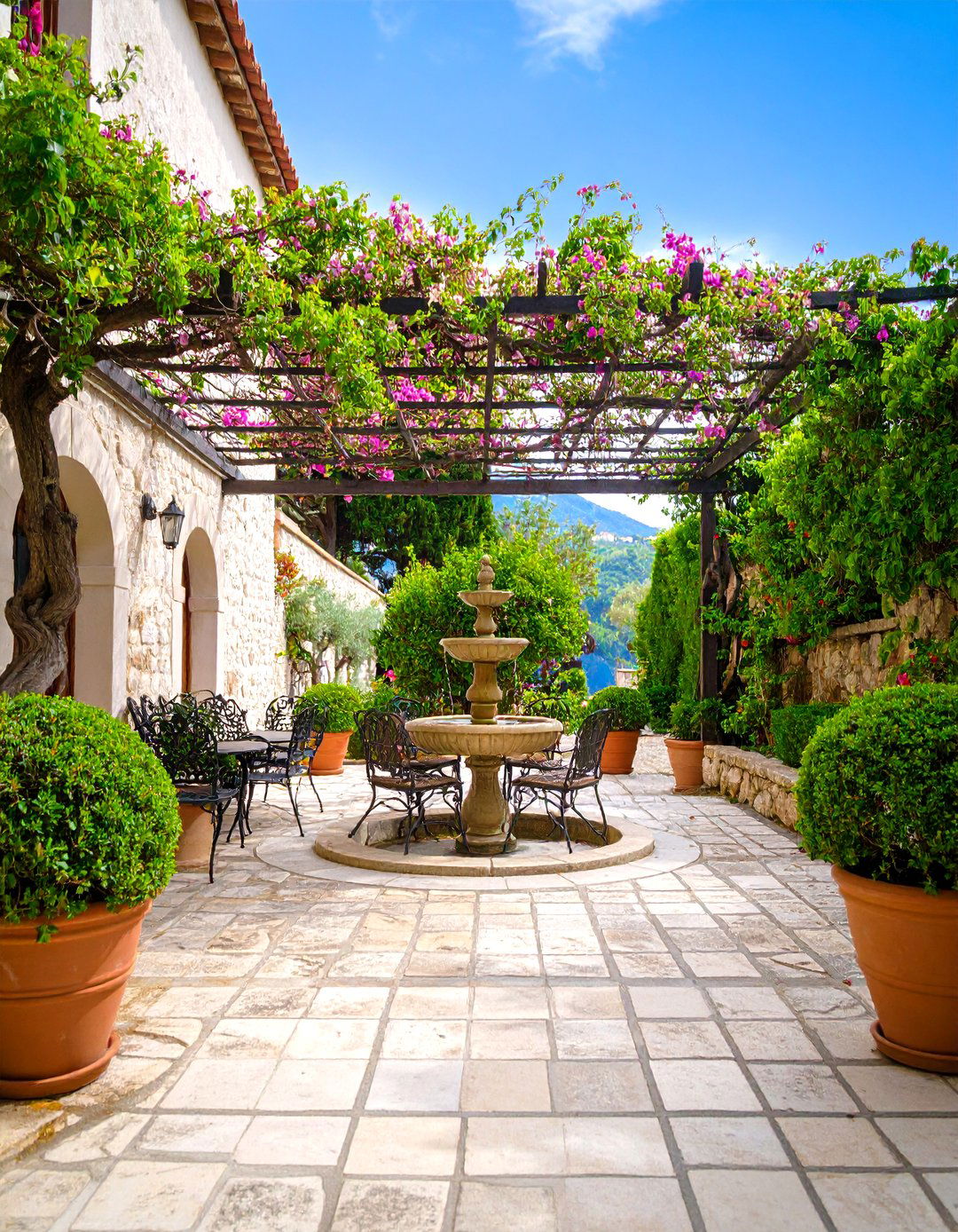 The Mediterranean Courtyard Design - 30 backyard landscape ideas