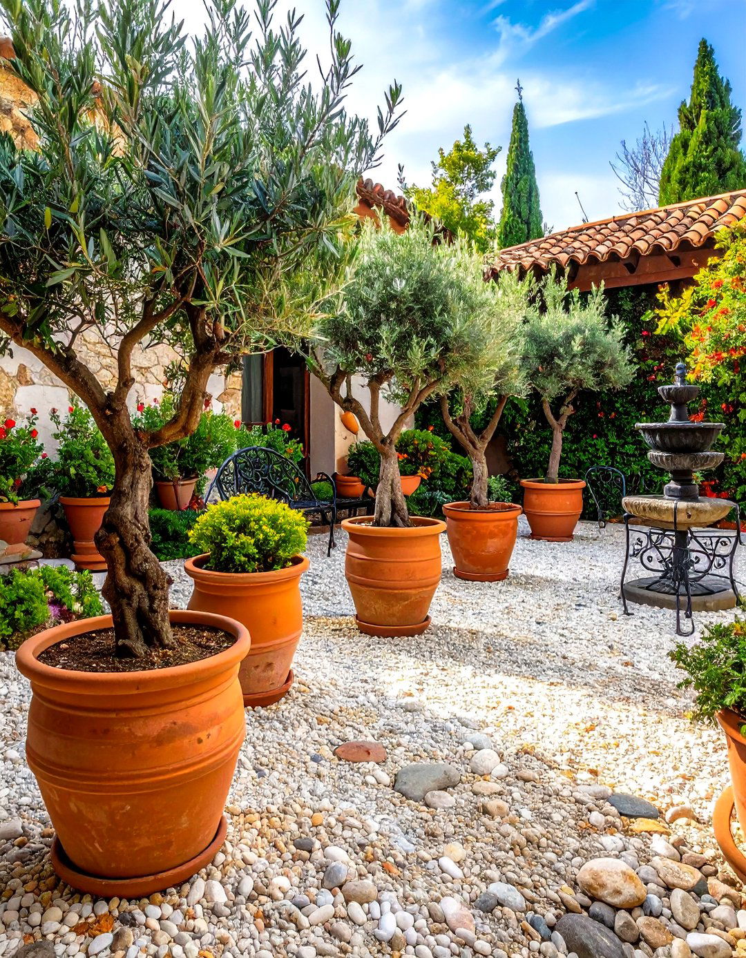 The Mediterranean Courtyard Escape - 30 easy landscaping ideas