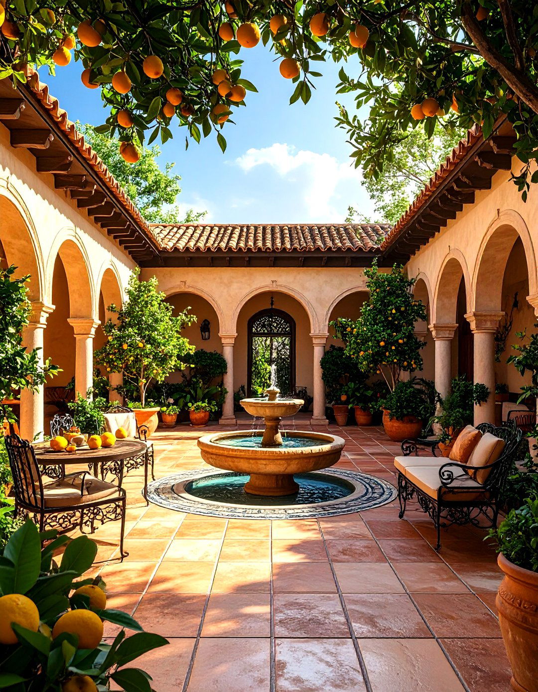 The Mediterranean Courtyard Escape - 30 3d home design online ideas