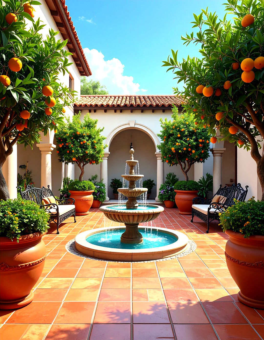 The Mediterranean Courtyard Florida Landscape - 30 florida landscape ideas