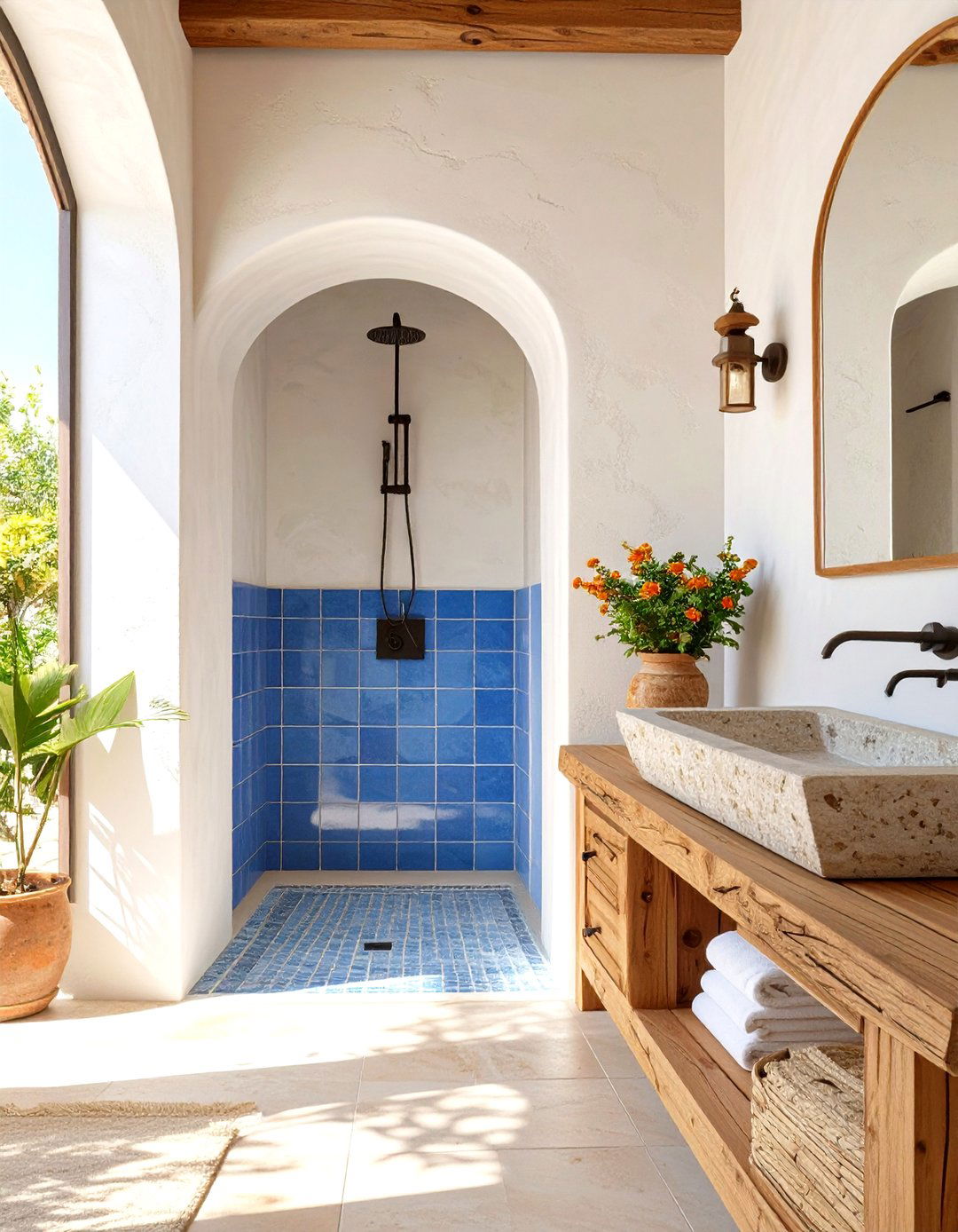 The Mediterranean Escape Bathroom - 30 design my bathroom ideas