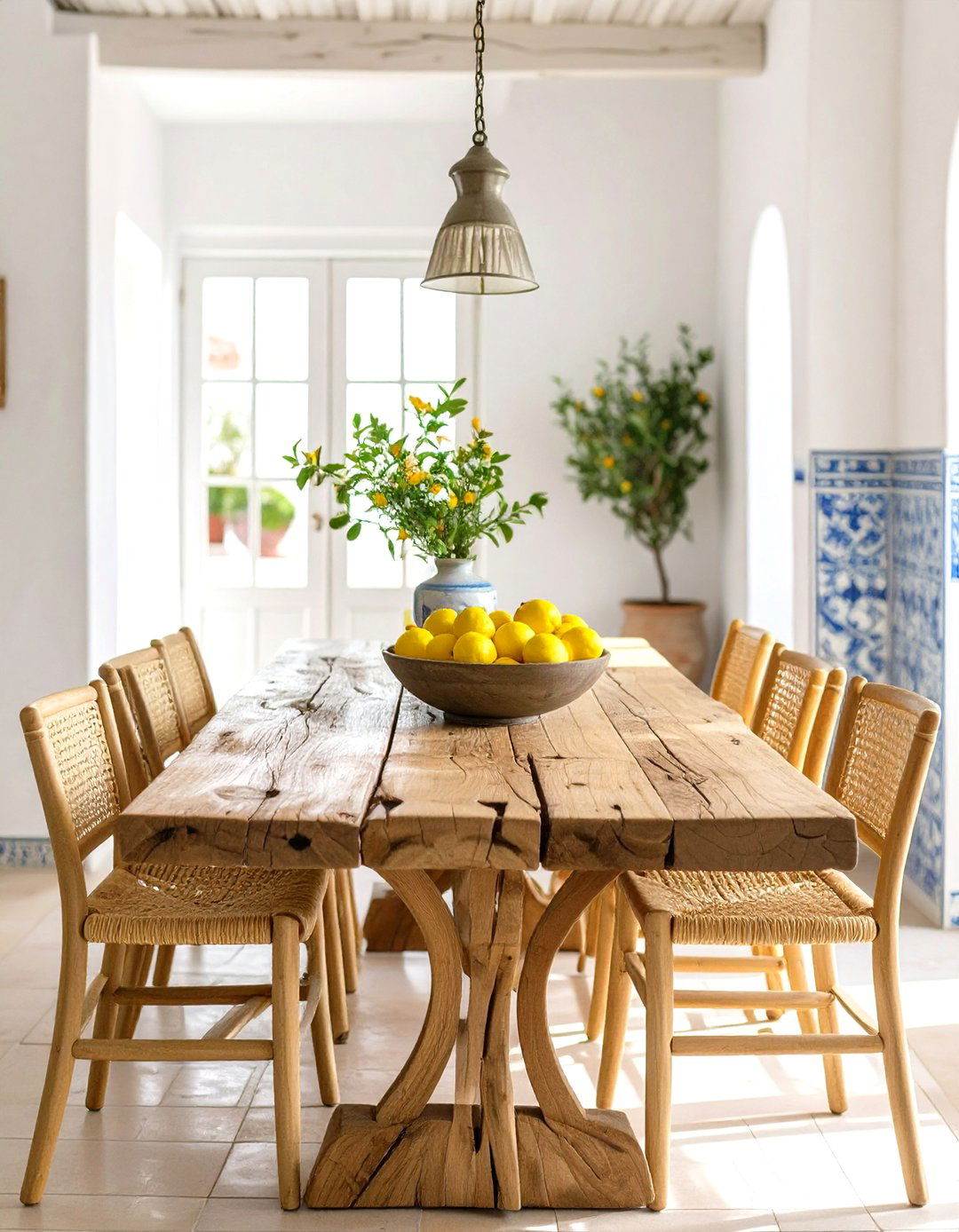 The Mediterranean Inspired Dining Room Table - 30 dining room table ideas