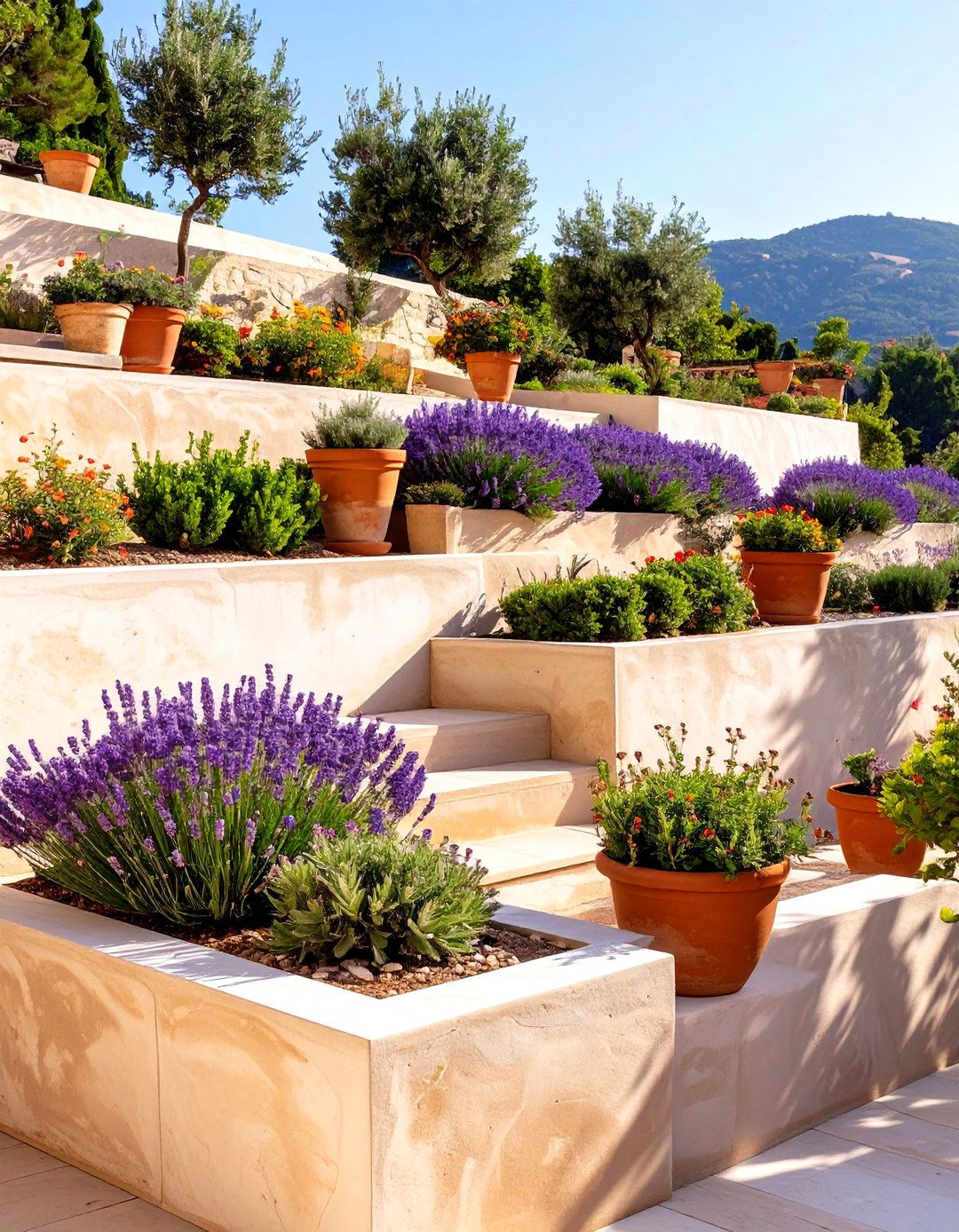 The Mediterranean Stone Raised Garden - 30 ai raised garden design ideas