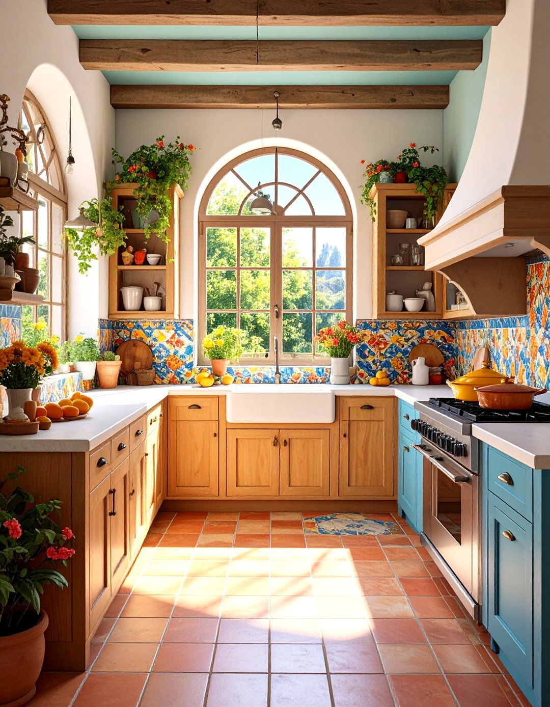 The Mediterranean Sunshine Kitchen - 30 kitchen makeover ideas