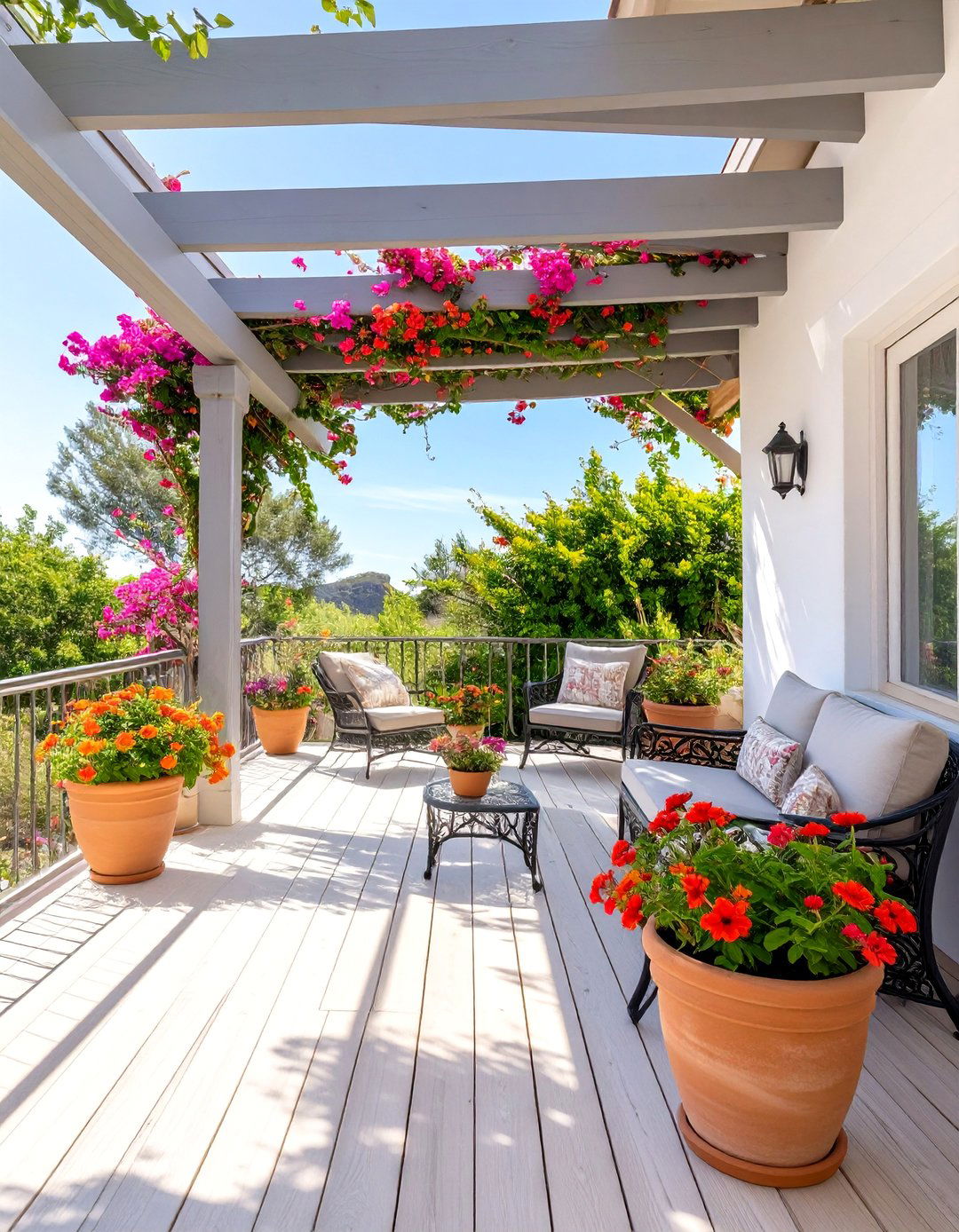The Mediterranean Terrace Deck - 30 back deck ideas